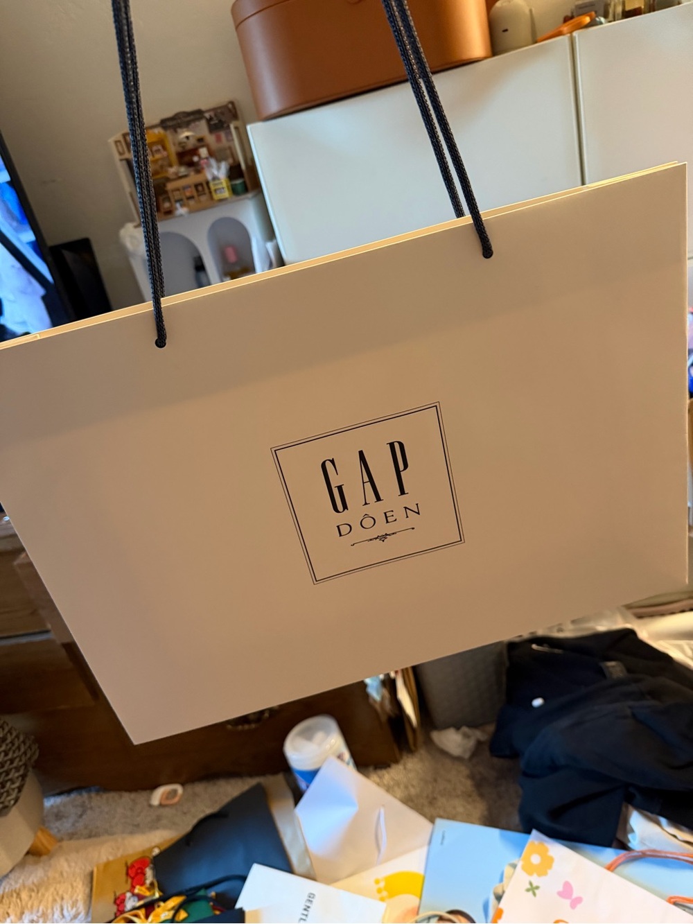 Brand new Gap DÔEN white & cream shopping  bag #gap #doen
